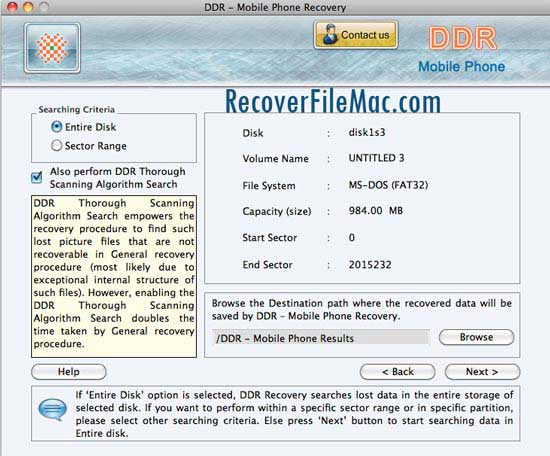 Mac Mobile Phone File Recovery 5.3.1.2 full